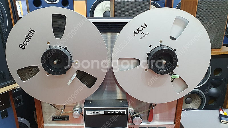 TEAC티악 릴데크 A6300/10인치 테이프포함/오토리버스--3